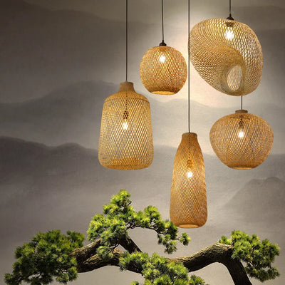 Takumi Bamboo Pendant Light