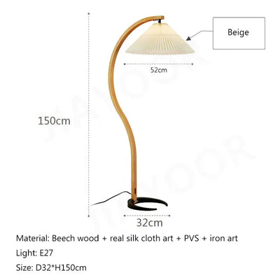 Lunara Pleated Floor Lamp