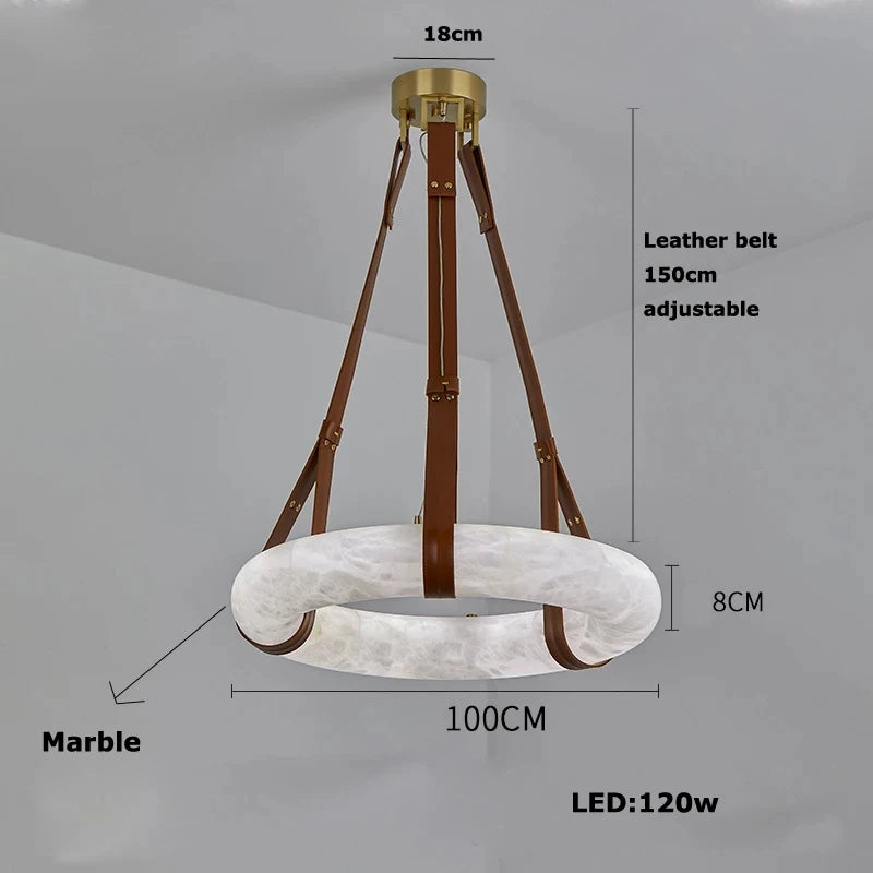 Marbelle Strap Chandelier