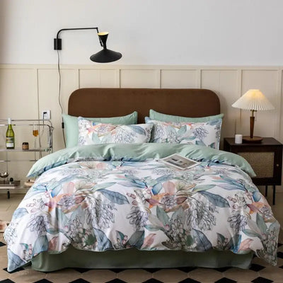 Mingay Tropical Leaves Bedding Set