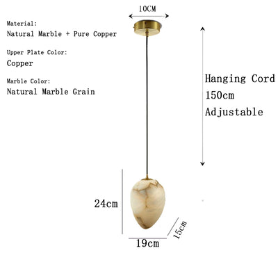 Kōrin Marble Chandelier
