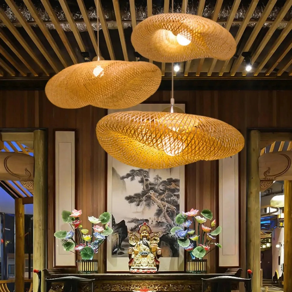 Sora Bamboo Pendant Light