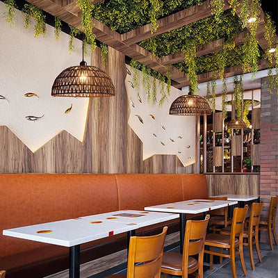 Asahi Woven Pendant Light