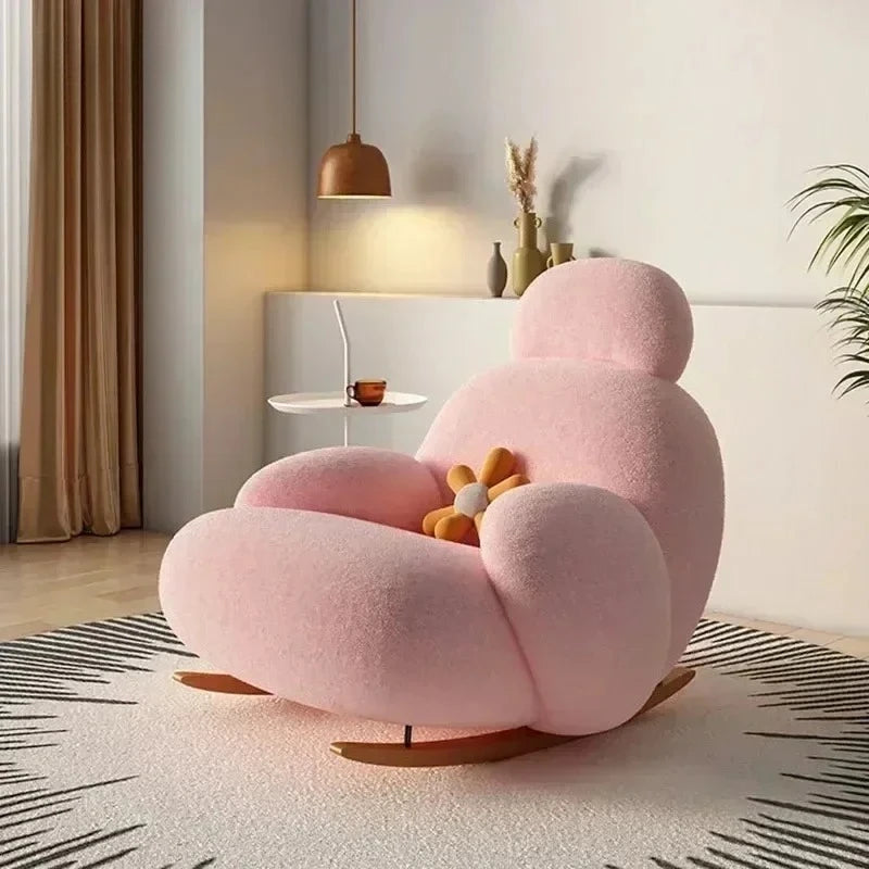 Kumo White Lounge Chair