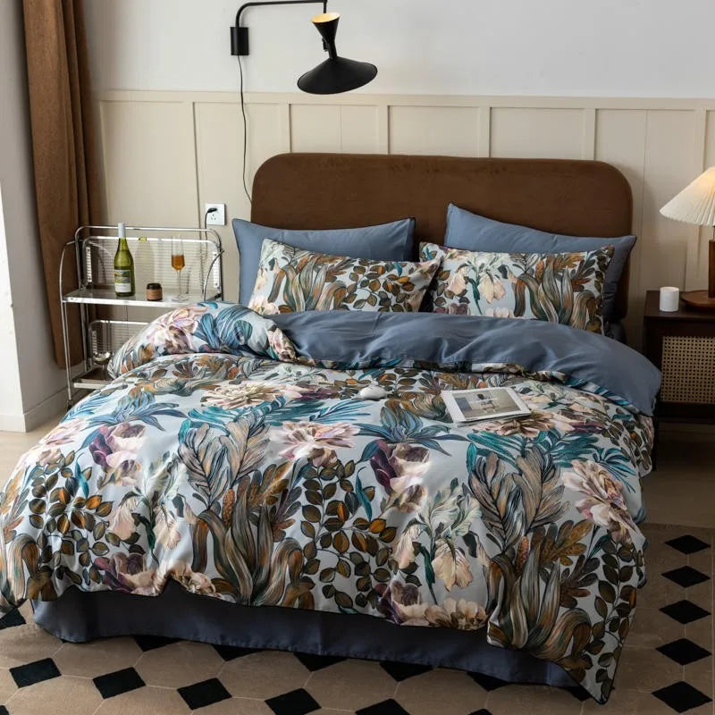 Mingay Tropical Leaves Bedding Set