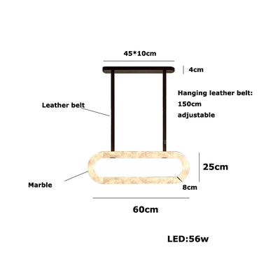 Marbelle Strap Chandelier