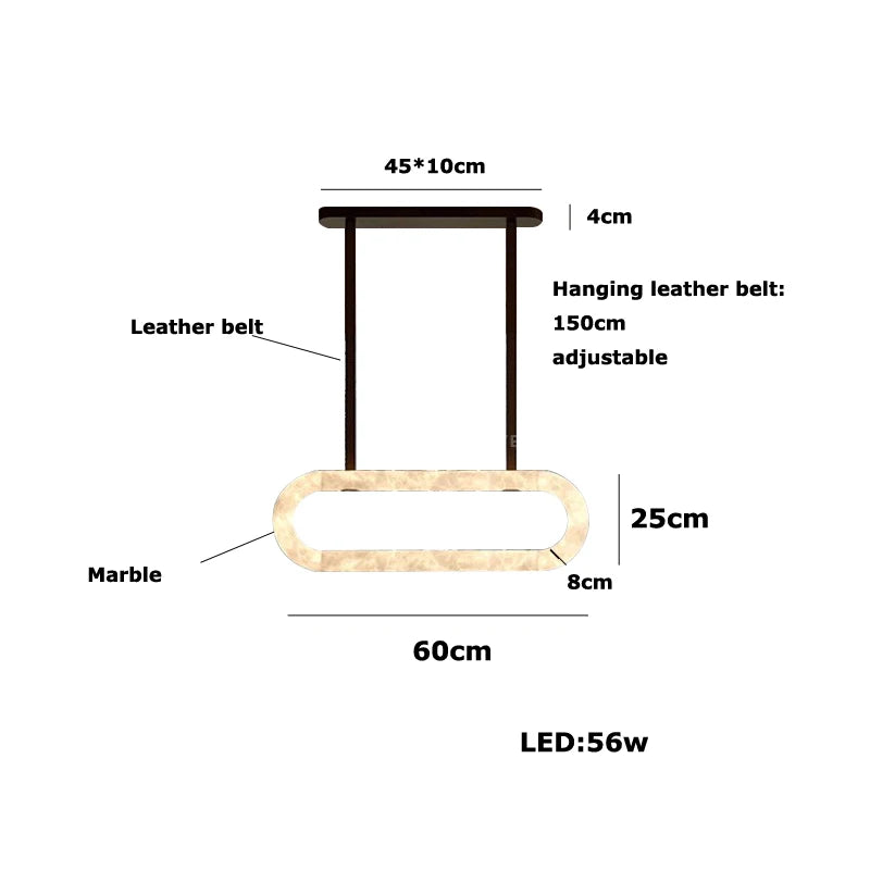 Marbelle Strap Chandelier