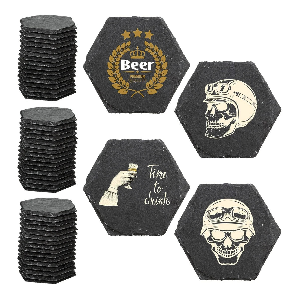 Kai Slate Coaster Set