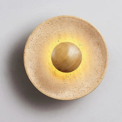 Sora Travertine Wall Lamp