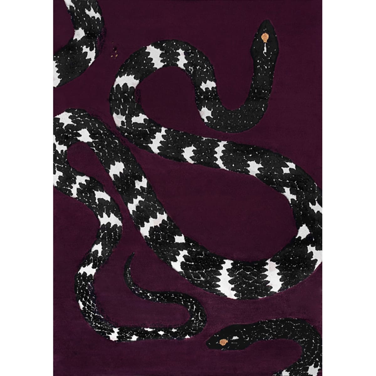 Shiro Snake Rug