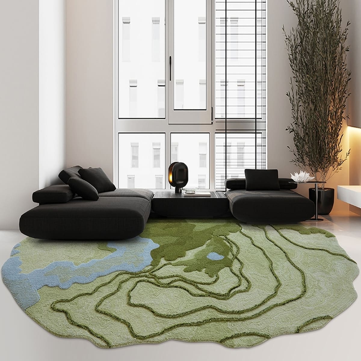 Hinoki Topography Rug