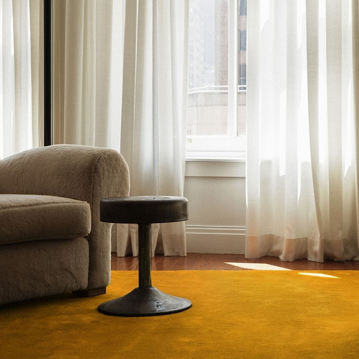 Mizu Solid Yellow Rug