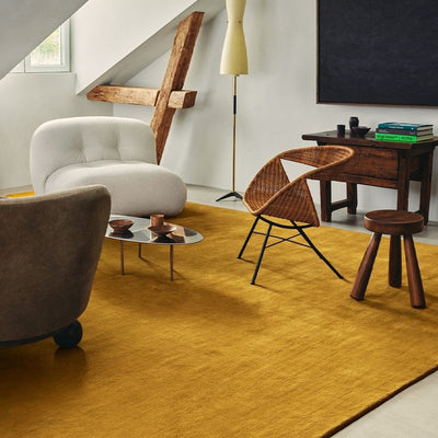 Mizu Solid Yellow Rug