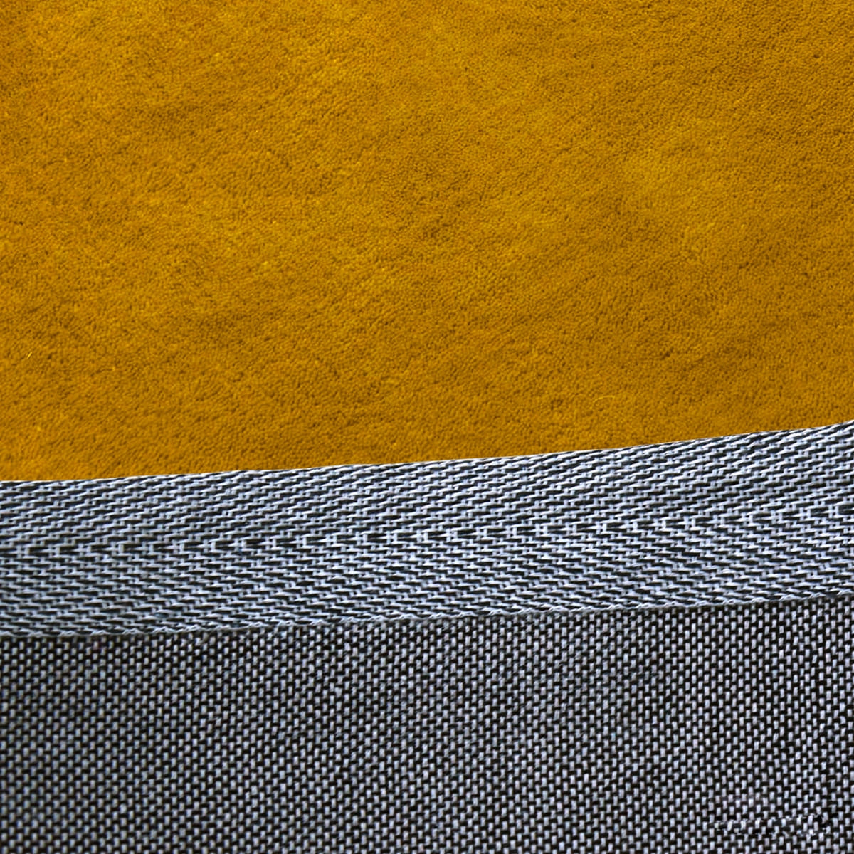 Mizu Solid Yellow Rug