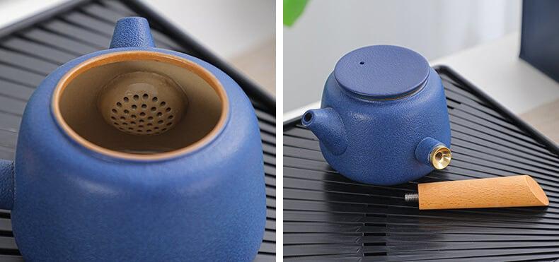 Renji Black Pottery Travel Tea Set