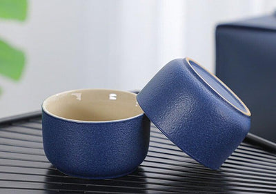 Renji Black Pottery Travel Tea Set