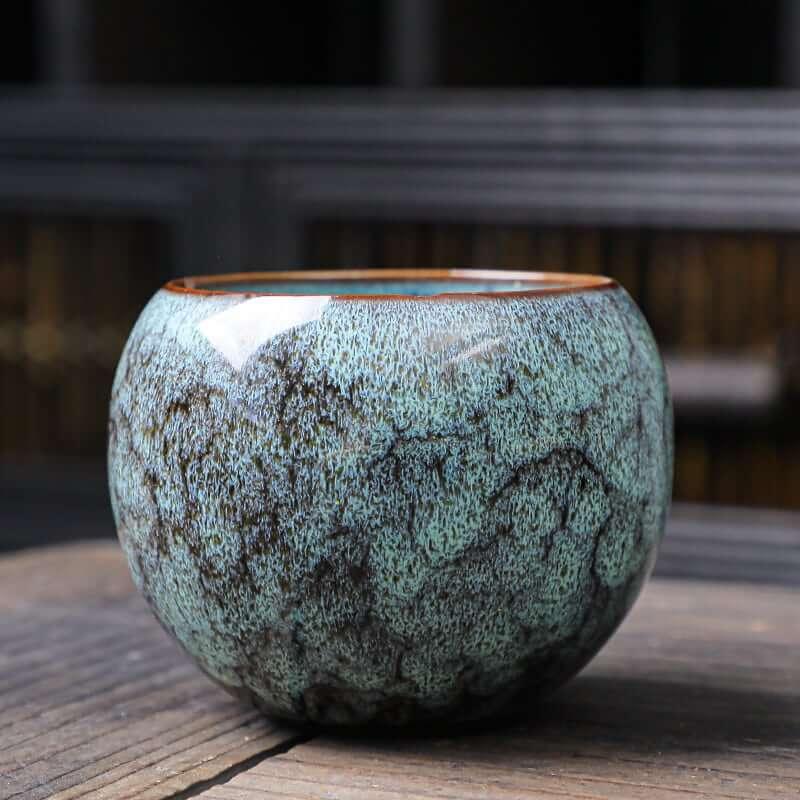 Riku Dragon Egg Ceramic Tea Cup Set