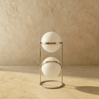 Kairo floor lamp vertical profile beside sofa