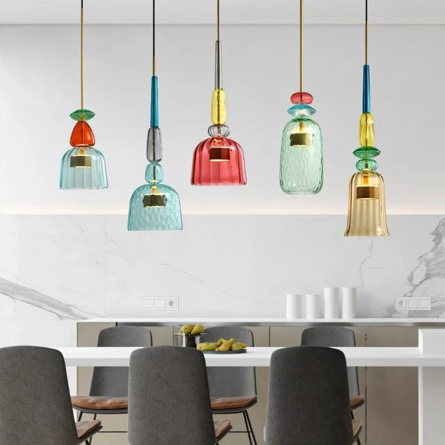 Vitra glass pendant light adjustable cord length