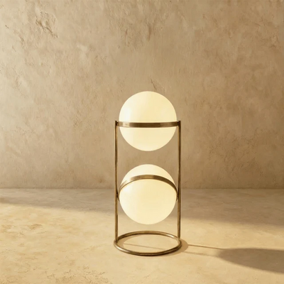 Kairo floor lamp beside armchair setup