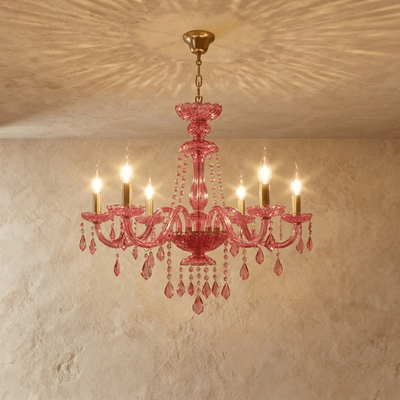 Roselle Pink Chandelier