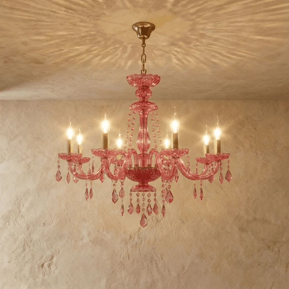 Roselle Pink Chandelier