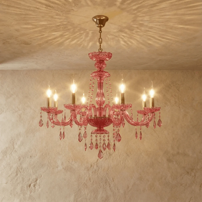 Roselle Pink Chandelier