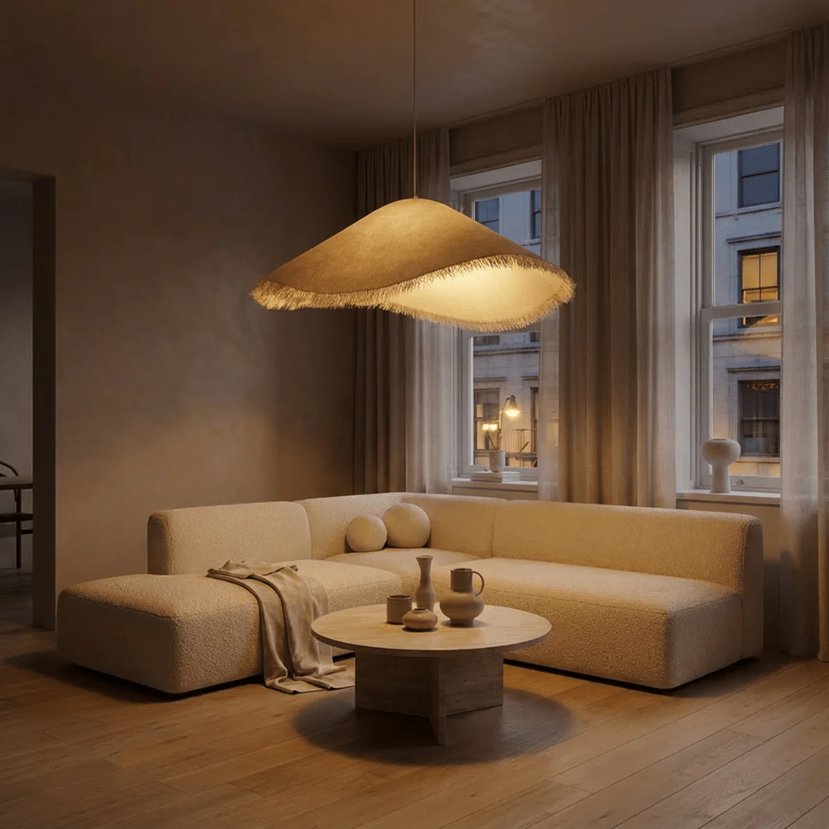 Fibra Arc Pendant Light