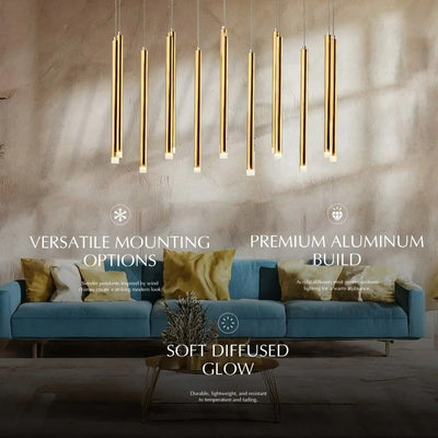 Auralis Tube Chandelier
