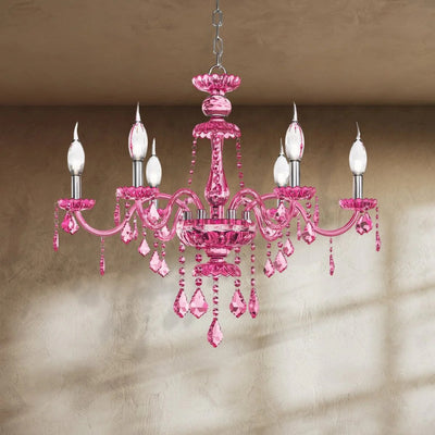 Roselle Pink Chandelier