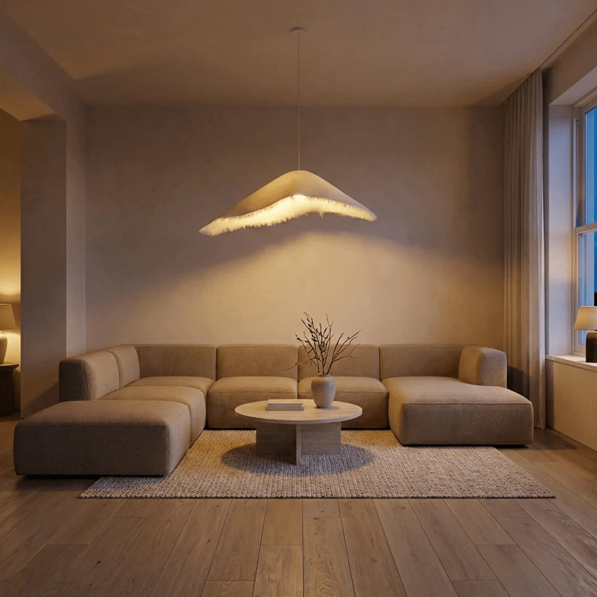 Fibra Arc Pendant Light