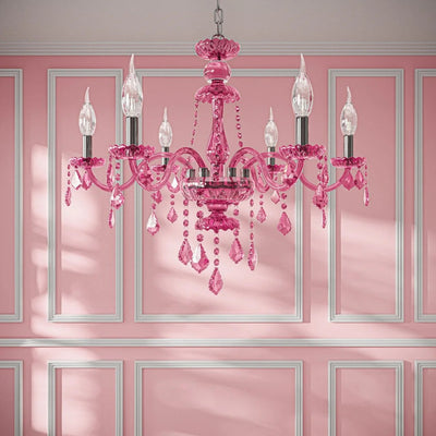 Roselle Pink Chandelier