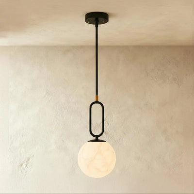 Luma Alabaster Pendant Light