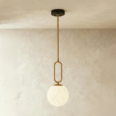 Luma Alabaster Pendant Light