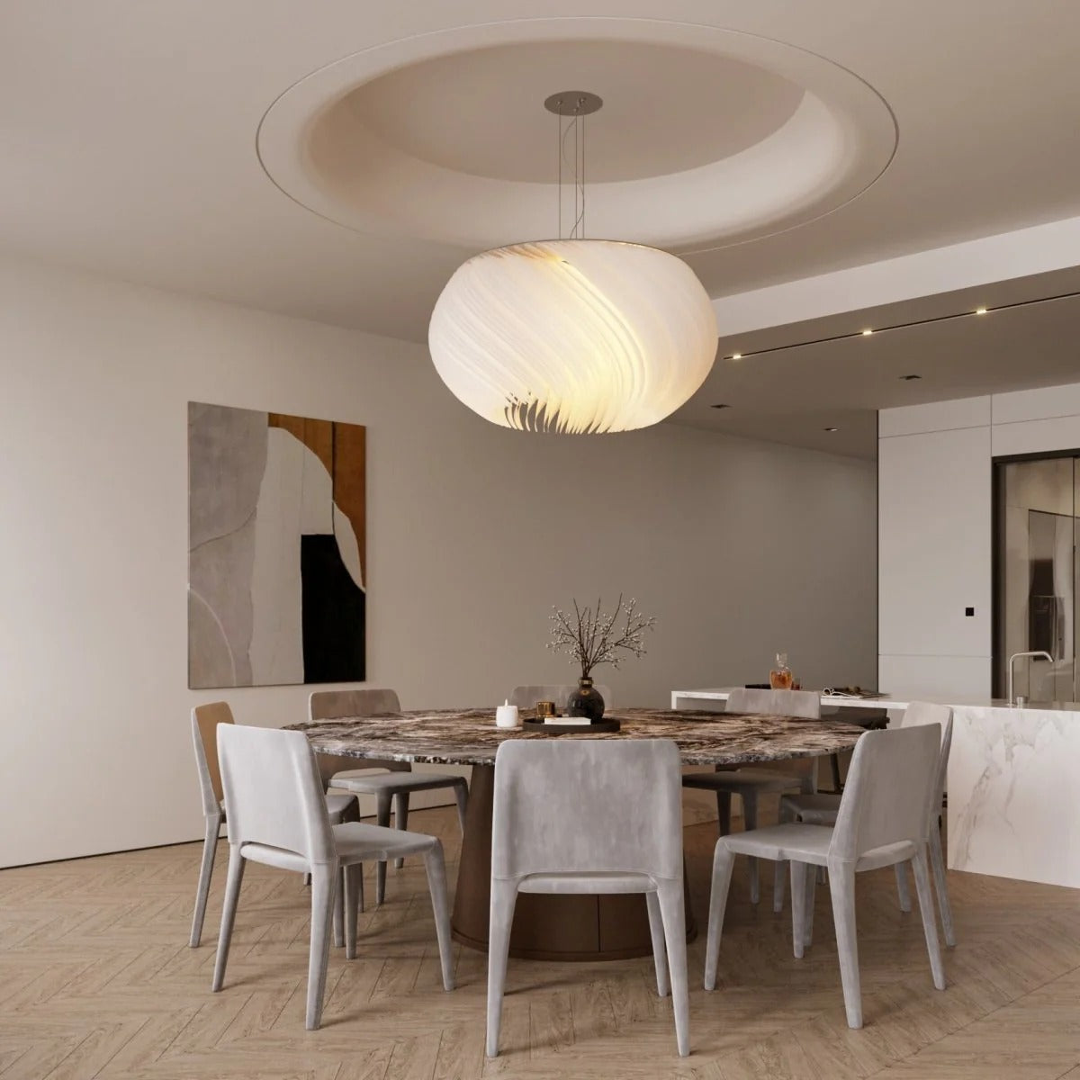Evara Wave Chandelier