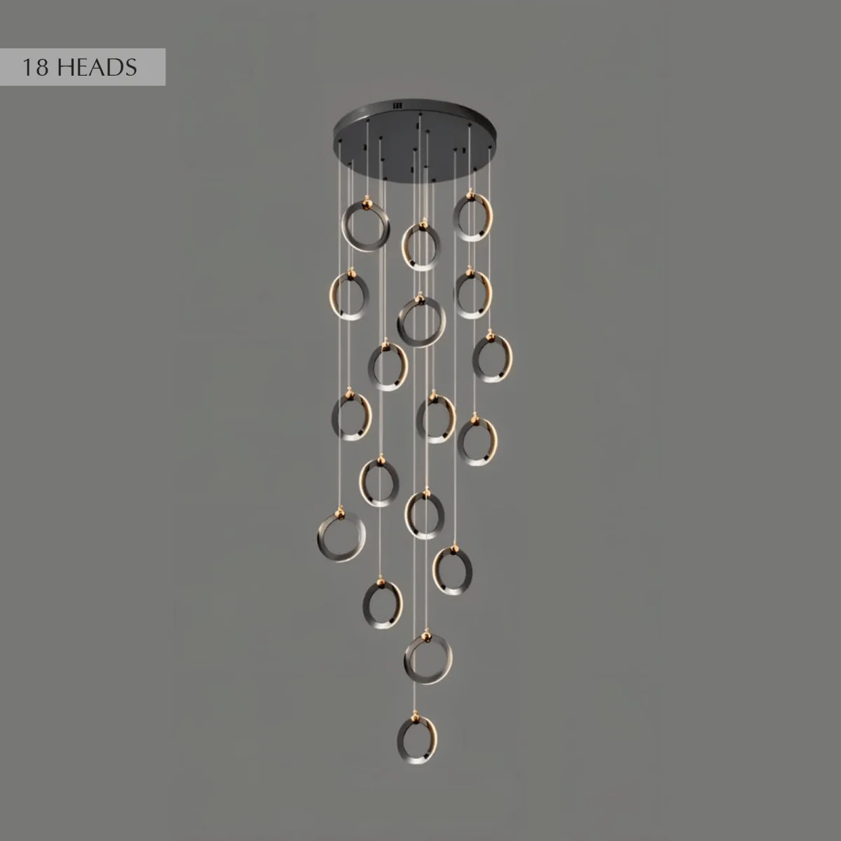 Vionex Ring Cascade Chandelier