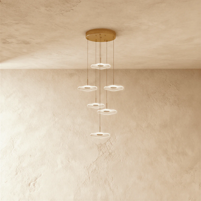 Lunara Cascade Staircase Chandelier
