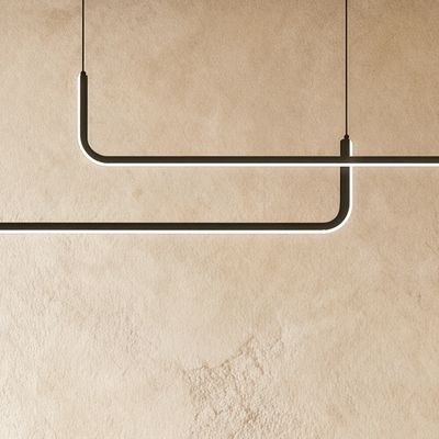 Kairo linear chandelier hanging bar light