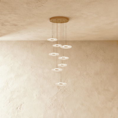Lunara Cascade Staircase Chandelier