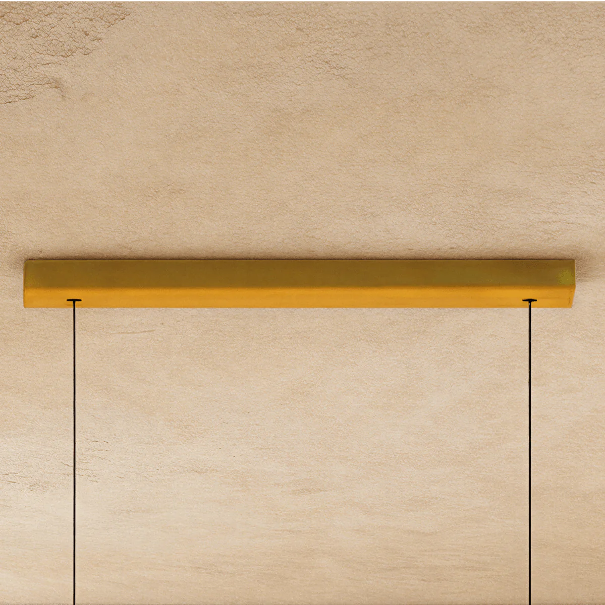 Kairo linear chandelier ceiling suspension detail