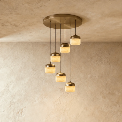 Selune Alabaster Pendant Light