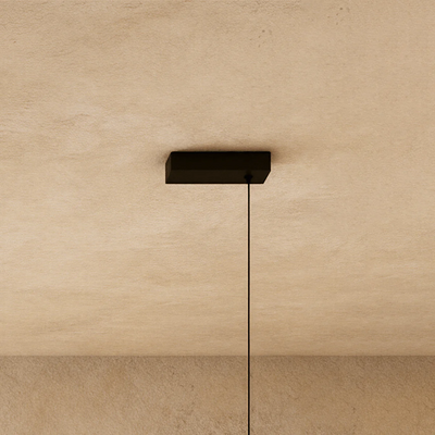 Kairo linear chandelier bar light close up
