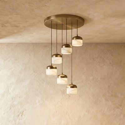 Selune Alabaster Pendant Light