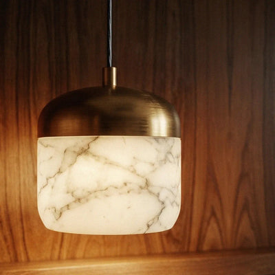 Selune Alabaster Pendant Light