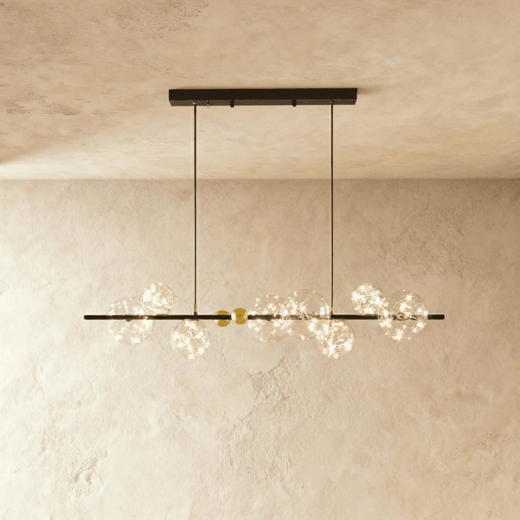 Lunelle Glass Orb Chandelier