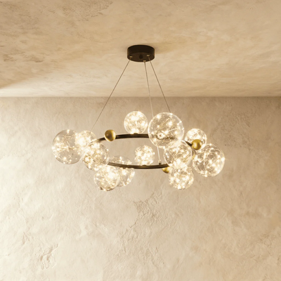 Lunelle Glass Orb Chandelier