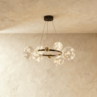 Lunelle Glass Orb Chandelier
