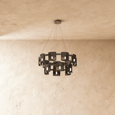 Clarion Ring Glass Chandelier