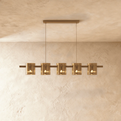 Clarion Ring Glass Chandelier