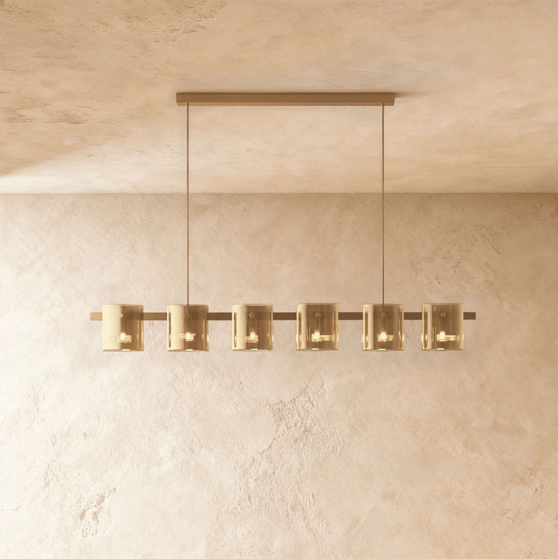 Clarion Ring Glass Chandelier